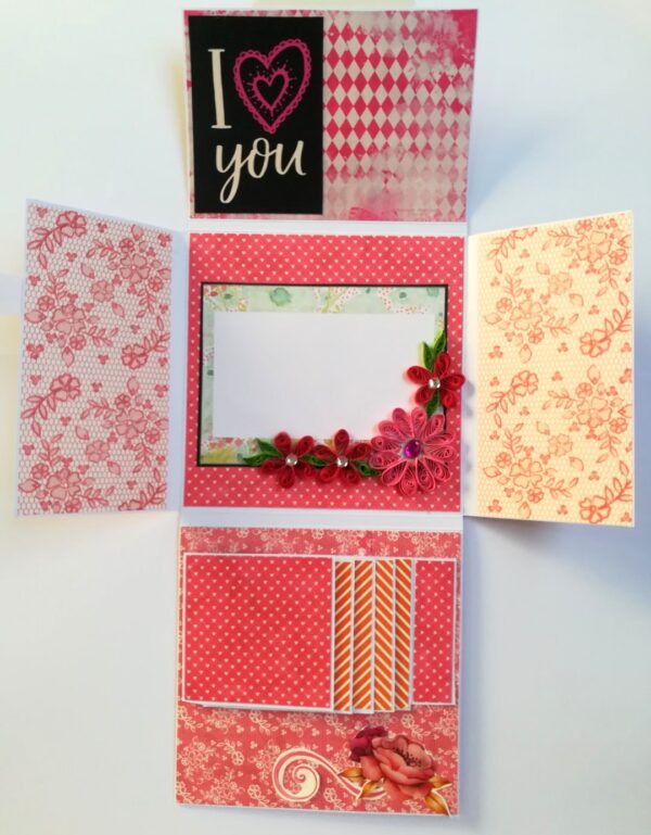 Multifold Mini Scrapbook Gift image Multifold Mini Scrapbook Gift image