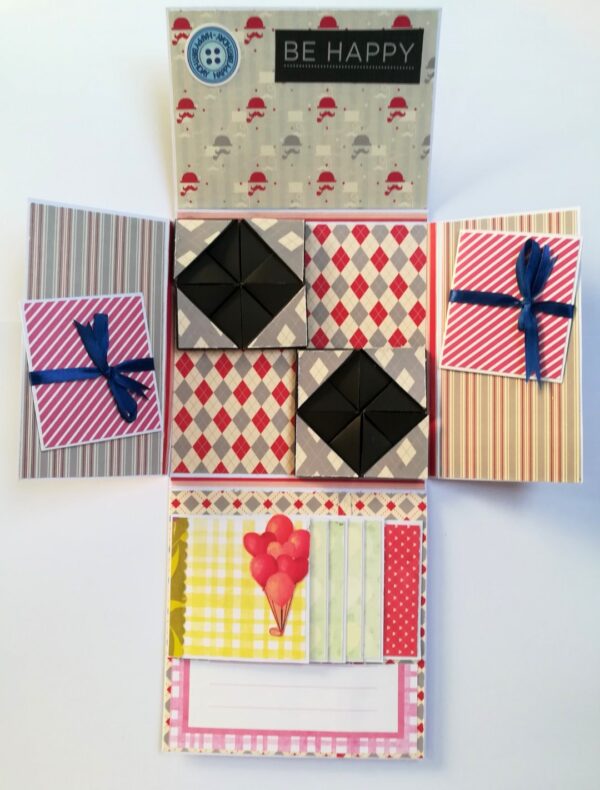 Multifold Mini Scrapbook Gift image Multifold Mini Scrapbook Gift image