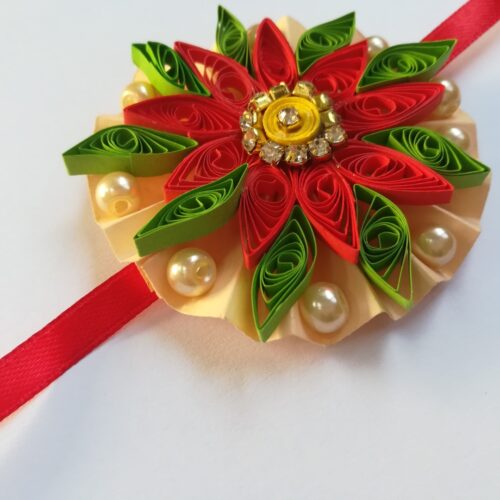Quilled Rakhi - Design 11 image