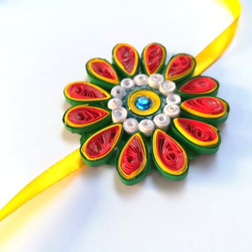 Quilled Rakhi - Design 5 image