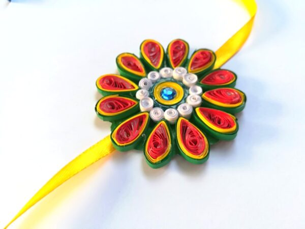 Quilled Rakhi - Design 5 image
