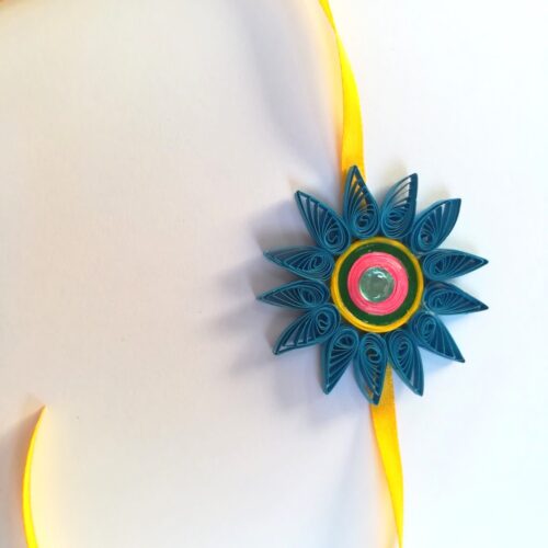 Quilled Rakhi - Design 12 image