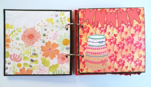 Love and Birthday Handmade Scrapbook - DESIGN 1 image