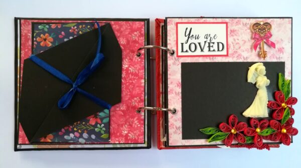 Love and Birthday Handmade Scrapbook - DESIGN 1 image