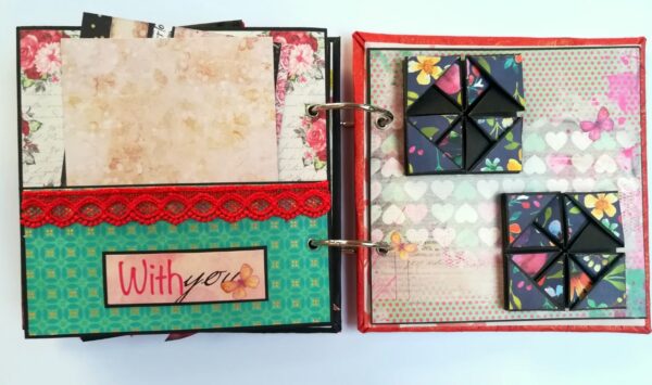 Love and Birthday Handmade Scrapbook - DESIGN 1 image