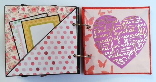 Love and Birthday Handmade Scrapbook - DESIGN 1 image
