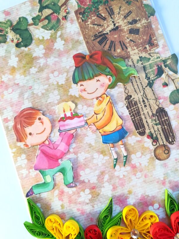 Quilled Design All Occassion Greeting Card image
