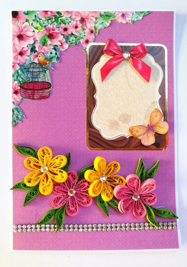 Purple Themed Greeting Card - D1 image