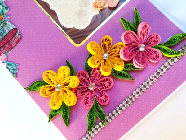 Purple Themed Greeting Card - D1 image