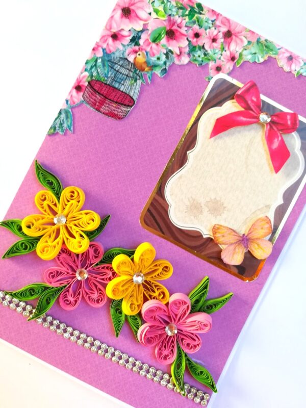 Purple Themed Greeting Card - D1 image