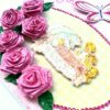 Baby Girl Handmade Greeting Card image