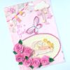 Baby Girl Handmade Greeting Card image