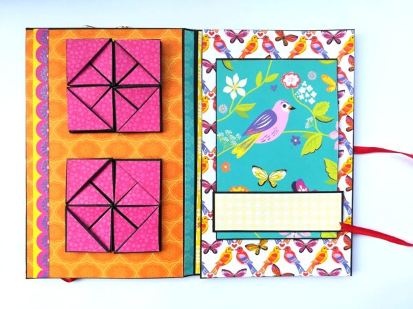 Sparkling Birthday Card/ Mini Scrapbook Gift - D2 image
