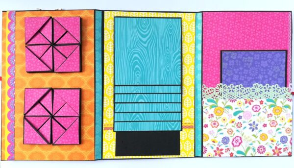 Sparkling Birthday Card/ Mini Scrapbook Gift - D2 image