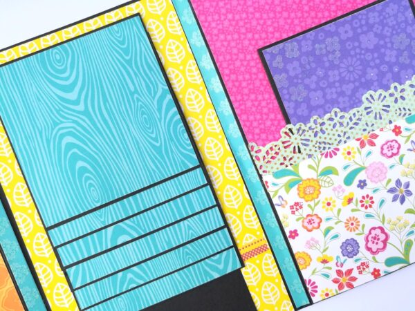 Sparkling Birthday Card/ Mini Scrapbook Gift - D2 image