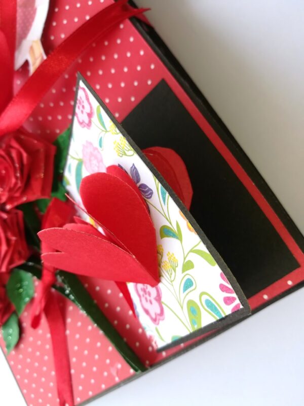 Love Mini 3 fold Scrapbook / Mini Scrapbook Greeting Card image