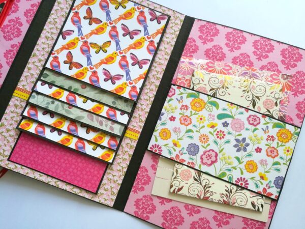 Love Mini 3 fold Scrapbook / Mini Scrapbook Greeting Card image