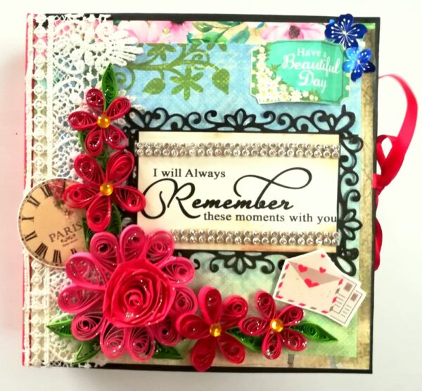 Colorful All Occasion Quilled Scrapbook image