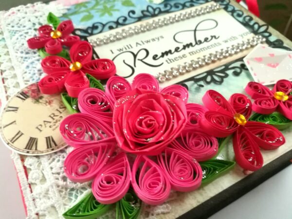Colorful All Occasion Quilled Scrapbook image