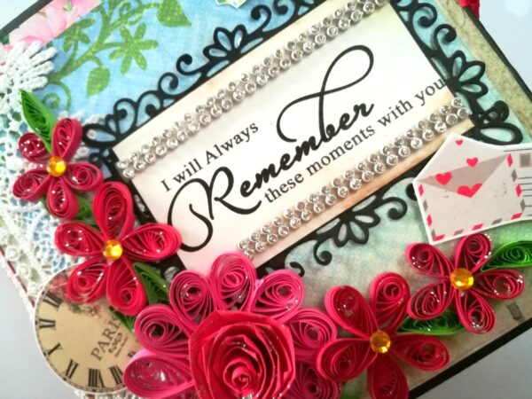 Colorful All Occasion Quilled Scrapbook image
