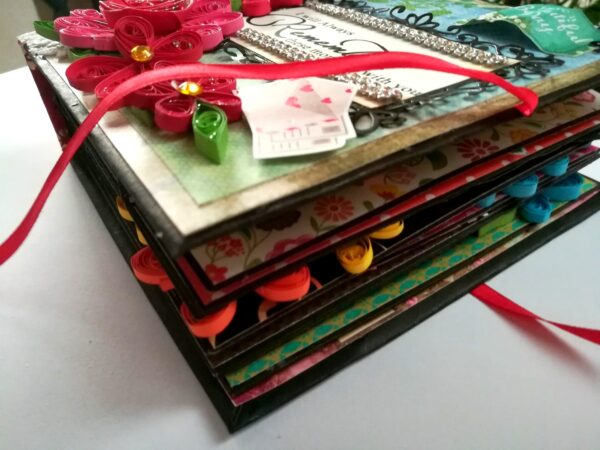 Colorful All Occasion Quilled Scrapbook image