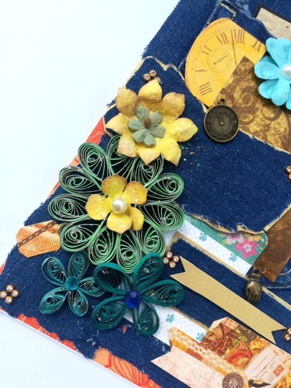 Denim Style Handmade Greeting Card image