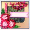 Sparkling Quilled Red Flowers Love Greeting Card image