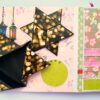 Sparkling Purple Quilled Mini Zigzag Scrapbook - D1 image
