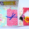 Sparkling Purple Quilled Mini Zigzag Scrapbook - D1 image