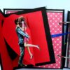 Quilled Red Flowers Love Scrapbook -D2 image