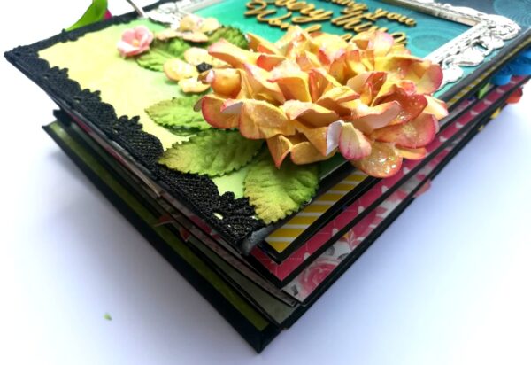 Beautiful Moments Love Handmade Scrapbook Gift - D2 image Beautiful Moments Love Handmade Scrapbook Gift - D2 image