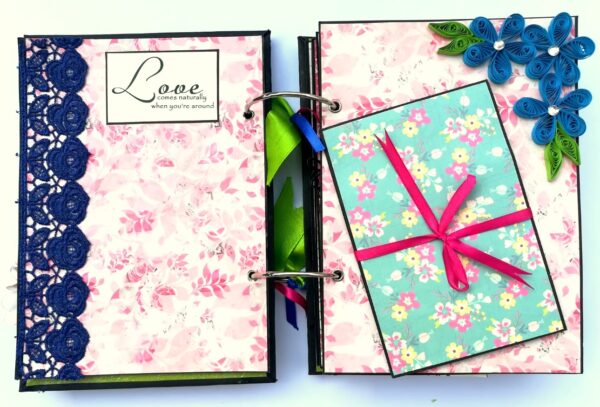 Beautiful Moments Love Handmade Scrapbook Gift - D2 image Beautiful Moments Love Handmade Scrapbook Gift - D2 image