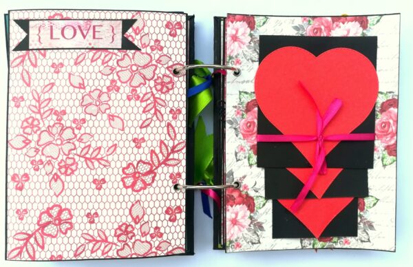 Beautiful Moments Love Handmade Scrapbook Gift - D2 image Beautiful Moments Love Handmade Scrapbook Gift - D2 image