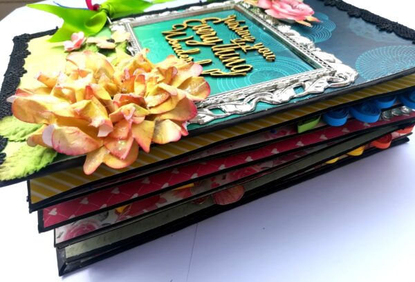 Beautiful Moments Love Handmade Scrapbook Gift - D2 image Beautiful Moments Love Handmade Scrapbook Gift - D2 image