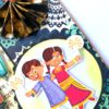 Sparkling Handmade Diwali Greeting Card -D1 image