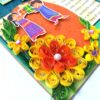 Sparkling Handmade Diwali Quilled Greeting Card D3 image