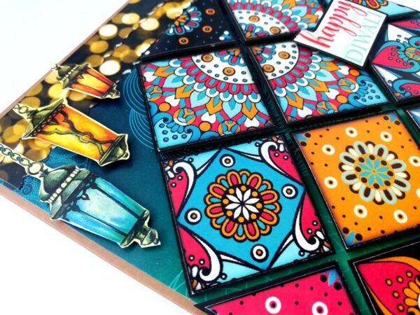 Sparkling Handmade Diwali Greeting Card D2 image