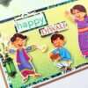 Sparkling Handmade Diwali Greeting Card D4 image