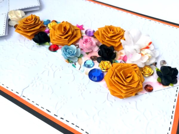 Decorative Quilled Tie All Occasion Greeting Card - D1 image