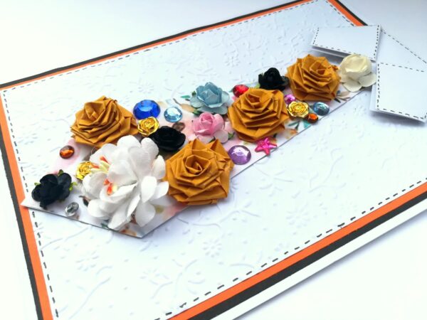 Decorative Quilled Tie All Occasion Greeting Card - D1 image