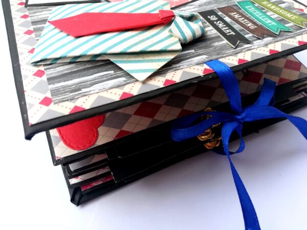 Male Theme Birthday Handmade Scrapbook image
