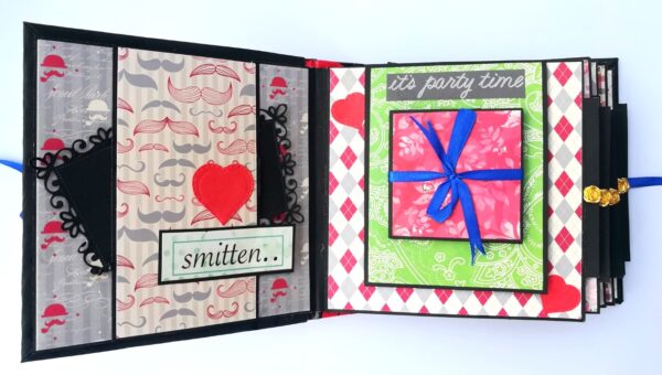 Male Theme Birthday Handmade Scrapbook image