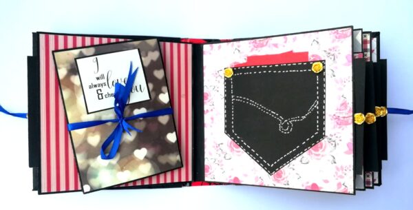 Male Theme Birthday Handmade Scrapbook image