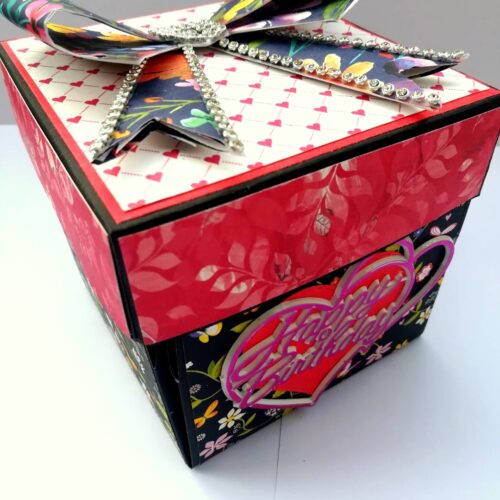 Fancy Love Birthday Handmade Explosion Box image