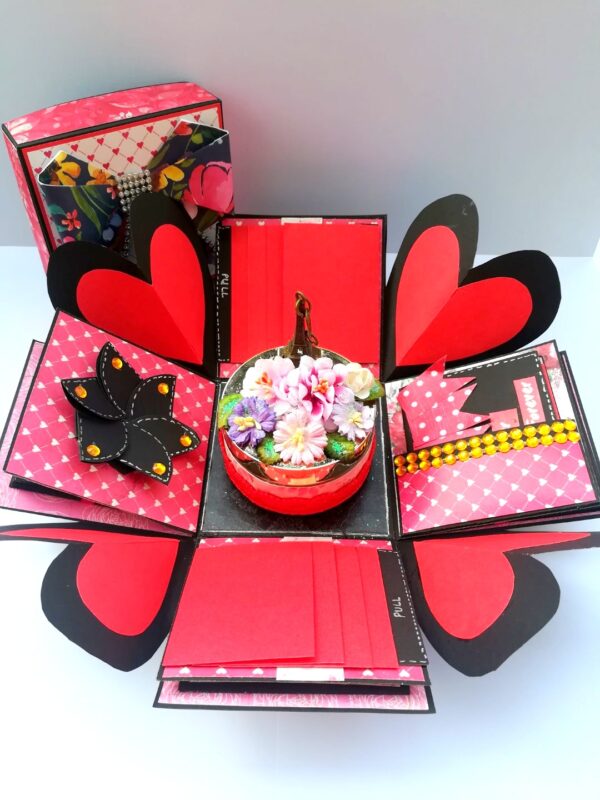 Fancy Love Birthday Handmade Explosion Box image