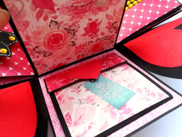 Fancy Love Birthday Handmade Explosion Box image