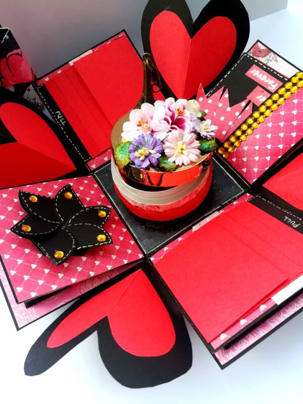 Fancy Love Birthday Handmade Explosion Box image