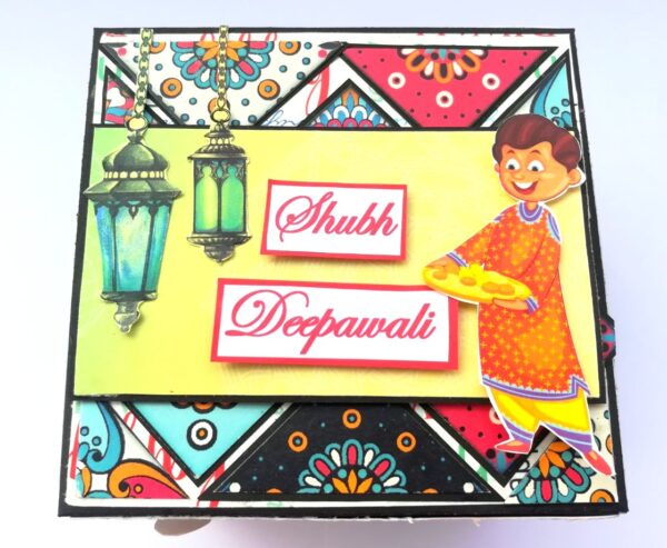 Sparkling Diwali Handmade Explosion Gift Box D2 image