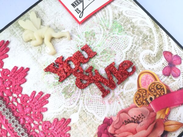 Love and Birthday Handmade Scrapbook - DESIGN 1 image