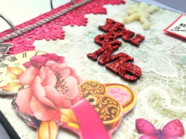 Love and Birthday Handmade Scrapbook - DESIGN 1 image
